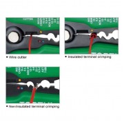 Кліщі для обтискача клем і зняття ізоляції посилені TOPTUL DKAA2226