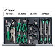 Візок з набором інструментів для СТО TOPTUL (Pro-Line) 7 секцій 229 од. GCAJ0014