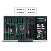 Візок з інструментом для автосервісу TOPTUL (Pro-Plus) 7 секцій 305 од. червона GCAJ305H