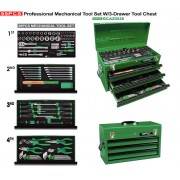 Ящик с инструментом TOPTUL 3 секции 99 ед. GCAZ0038