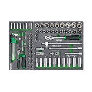 Тележка с набором инструментов TOPTUL 7 секций 261ед. GE-26105