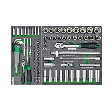 Візок з набором інструментів TOPTUL 7 секцій 261ед. GE-26105