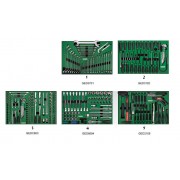 Візок для автосервісу з інструментом TOPTUL 7 секцій 282 од. VW-Audi Group GE-28210