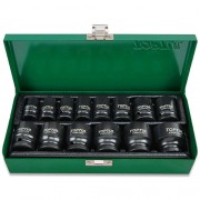 Набор головок дюймовых ударных TOPTUL 1/2