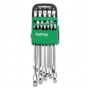 Набір ключів комбінованих з тріскачкою TOPTUL 8-19мм 10 од. на холдере GSCQ1001