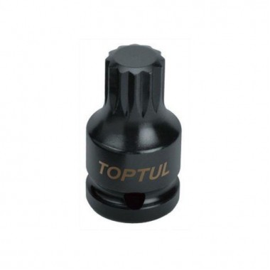 Головка торцева SPLINE ударна TOPTUL М14 L44мм 1/2" KADB1614S