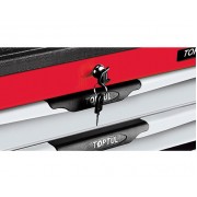 Інструментальна візок професійна TOPTUL (Pro-Line) 7 секцій (червона) TCAC0702