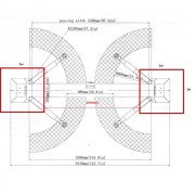 Електрогідравлічний автопідіймач 2-стійковий 4 т 380 В LAUNCH TLT-240SCA