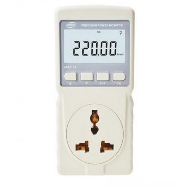 Измеритель расхода электроэнергии (ваттметр) 1A BENETECH GM87 Измеритель расхода электроэнергии (ваттметр) 1A BENETECH GM87