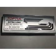 Набір шестигранників Г-обр. супердовгих 1.5-14 мм 9ед. TOPTUL GAAD1509