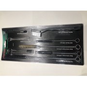 Щітки для чищення фарбопульта набір 17ед. TOPTUL GDAR1701