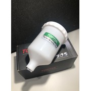 Бачок для краскопульта пластиковый 600 мл (внутренняя резьба M16*1.5) TOPTUL KALN0160