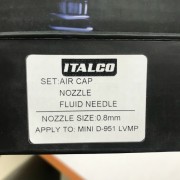 Форсунка 0,8 мм для краскопультів D-951-MINI LVMP ITALCO NS-D-951-MINI-0.8 LM