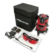 Уровень лазерный нивелир 3 линии 1H/2V (красный луч) PROTESTER LL603R