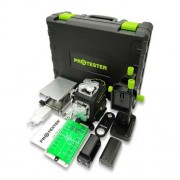 Професійний лазерний рівень PREMIUM, 4x360°(LCD, Bluetooth, ДК, зелений промінь) PROTESTER LL516G