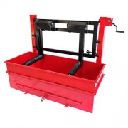 Візок для транспортування і установки + ванна для перевірки герметичності вантажних коліс (ХЗСО) KWT4050