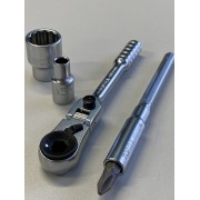 Магнитный битодержатель TOPTUL 1/4" L100мм (исп. с CHEV0811) FTDF0810