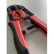 Кліщі для обтиску і зачистки проводів (RJ11/RJ12/RJ45) трещоточные TOPTUL DKAC2420