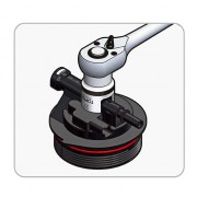 Головка для паливного фільтра (2.0 HDi, 2.2 HDi, 2.0 TDCi, 2.0 JTD) TOPTUL JDCX1627