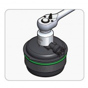 Головка для паливного фільтра (Ford 2.0 EcoBlue TDCi) TOPTUL JDCX1632