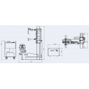Шиномонтажний стенд для вантажних автомобілів (захоплення диска 17.5/19.5/22.5