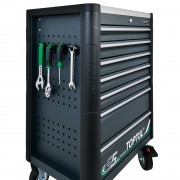 Візок для інструменту (BUMPER SERIES) 7 секцій TOPTUL TCAS0703