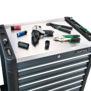 Візок з інструментом (BUMPER SERIES) 7 секцій 340ед. сірий TOPTUL GE-34029