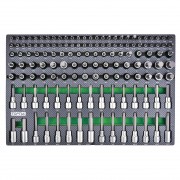 Візок з інструментом (BUMPER SERIES) 7 секцій 340ед. сірий TOPTUL GE-34029