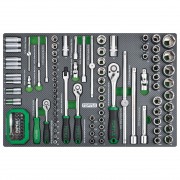 Візок з інструментом (BUMPER SERIES) 7 секцій 413ед. сірий TOPTUL GE-41330