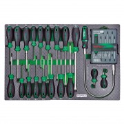 Візок з інструментом (BUMPER SERIES) 7 секцій 413ед. сірий TOPTUL GE-41330