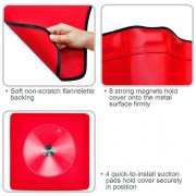 Накидка вінілова захисна на крило 1050x580 мм з магнітами та присосками TOPTUL JJAQ2202