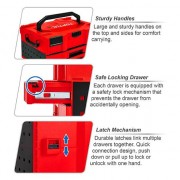 Ящик для інструменту модульний 3 секції 456x372x250 мм (пластик) TOPTUL TBCE0202