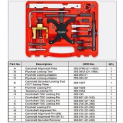 Набір фіксаторів розподівала FORD 16 од. TOPTUL JGAI1602