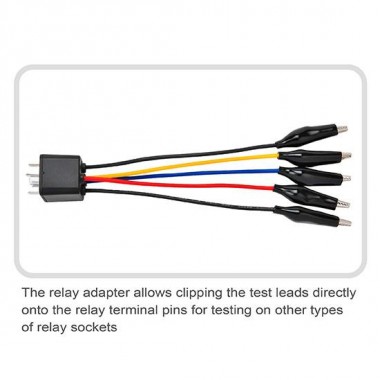 Тестер автомобільних реле 12V/24V, 4-pin/5-pin TOPTUL EAAE0124
