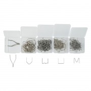 Набор скоб (205 шт) для комплектов для ремонта пластика G.I.KRAFT STP-205-CBRM