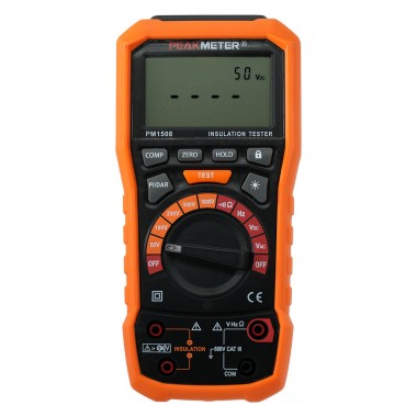 Мегаомметр (0-100 ГΩ) (тестер сопротивления изоляции) PROTESTER PM1508