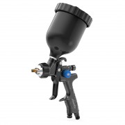 Пістолет фарбувальний пневматичний LVMP верх.пласт.бачок 600мл, форсунка-1,3мм LION-2-1.3LM AUARITA
