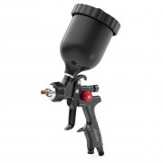 Пистолет окрасочный пневматический HVLP верх.пласт.бачок 600мл, форсунка-2,0мм AUARITA LION-2-2.0
