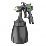 Пистолет окрасочный пневматический LVMP ниж.пласт.бачок 1000мл, форсунка-1,4мм AUARITA LION-D-1.4LM