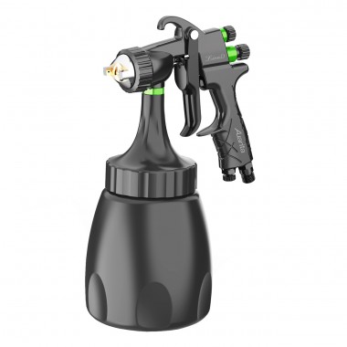 Пістолет фарбувальний пневматичний LVMP нижн.пласт.бачок 1000мл, форсунка-1,4мм  AUARITA LION-D-1.4LM