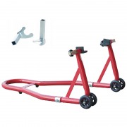 Підставка під заднє колесо мотоцикла L-подібна з 2 адаптерами TORIN TRMT05014