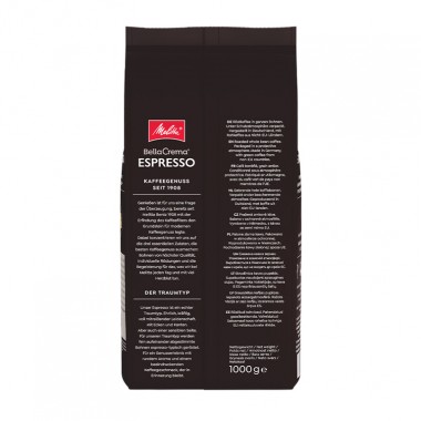 Кава в зернах Melitta Bella Crema Espresso 1 кг Опт від 8 шт