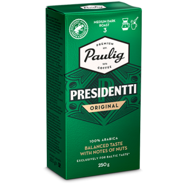 Мелена кава Paulig Presidentti Original 250 г Мелена кава Paulig Presidentti Original 250 г