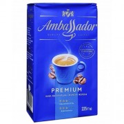 Молотый кофе Ambassador Premium 225 г Опт от 12 шт