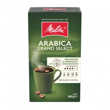 Молотый кофе Melitta Arabica Grand Select 500 г Опт от 12 шт