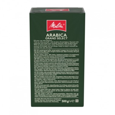 Молотый кофе Melitta Arabica Grand Select 500 г Опт от 12 шт