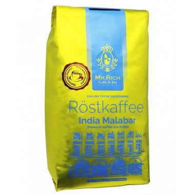 Кава в зернах Mr.Rich India Malabar 500 г ОПТ від 12 шт.