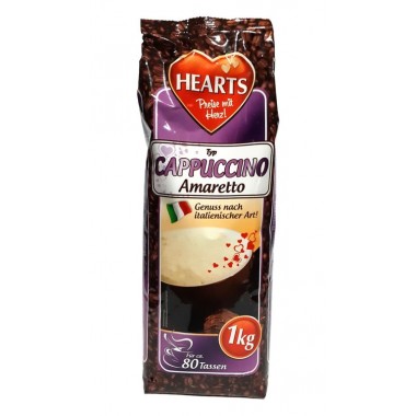 Капучино Hearts Amaretto 1 кг Опт от 10 шт