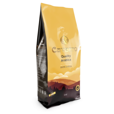Кофе в зернах Cavarro Quality Arabica 1 кг Опт от 3 шт