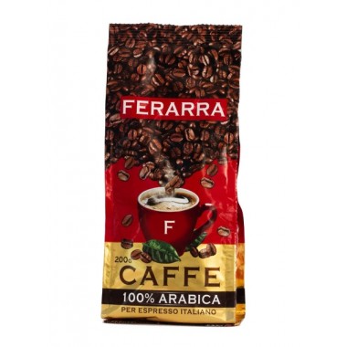Кофе в зернах Ferarra 100% арабика 200 г